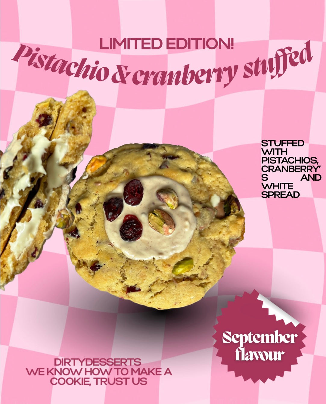 Cranberry & Pistachio stuffed