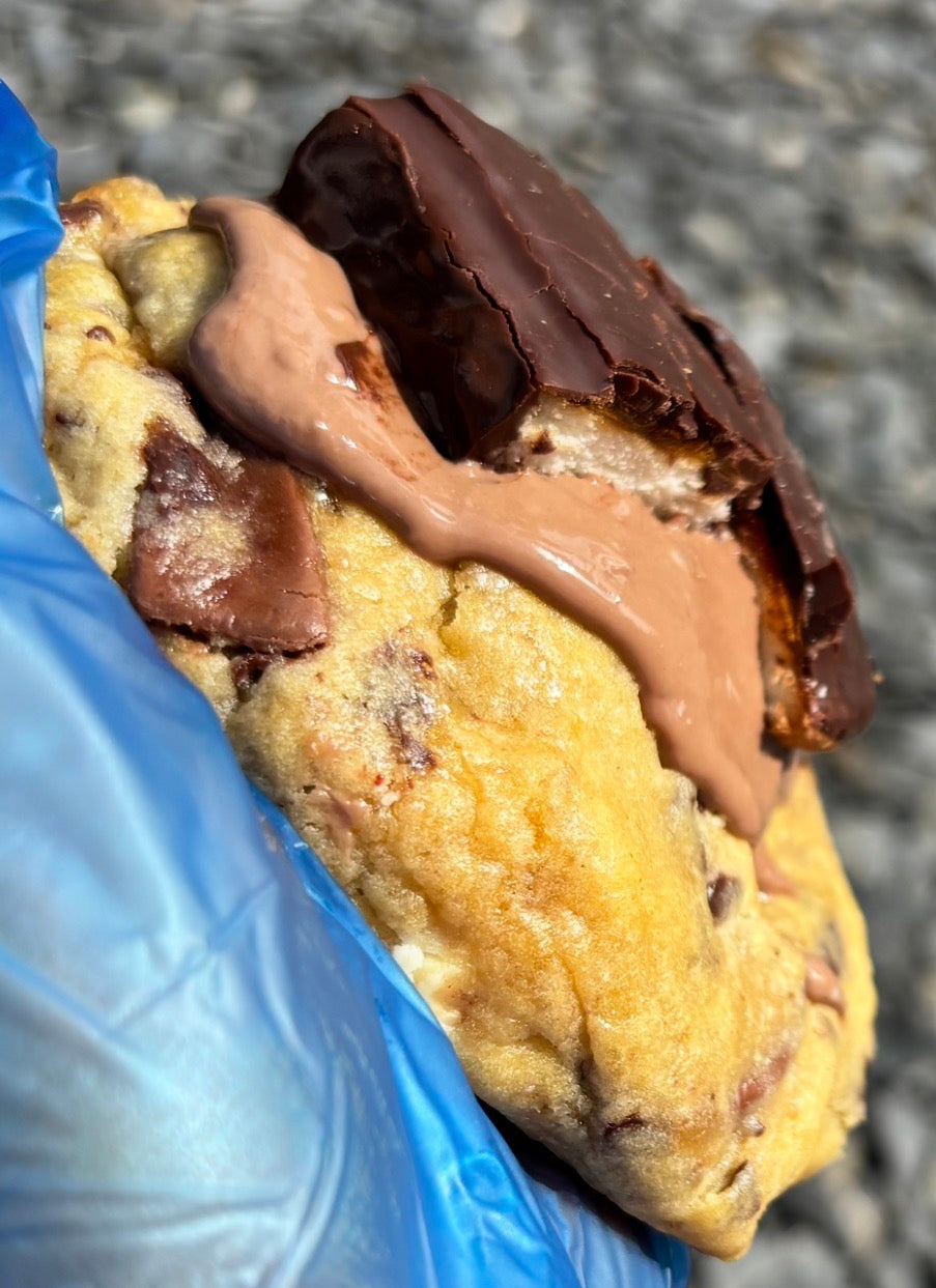 Jaffa Cake Stuffed Cookie