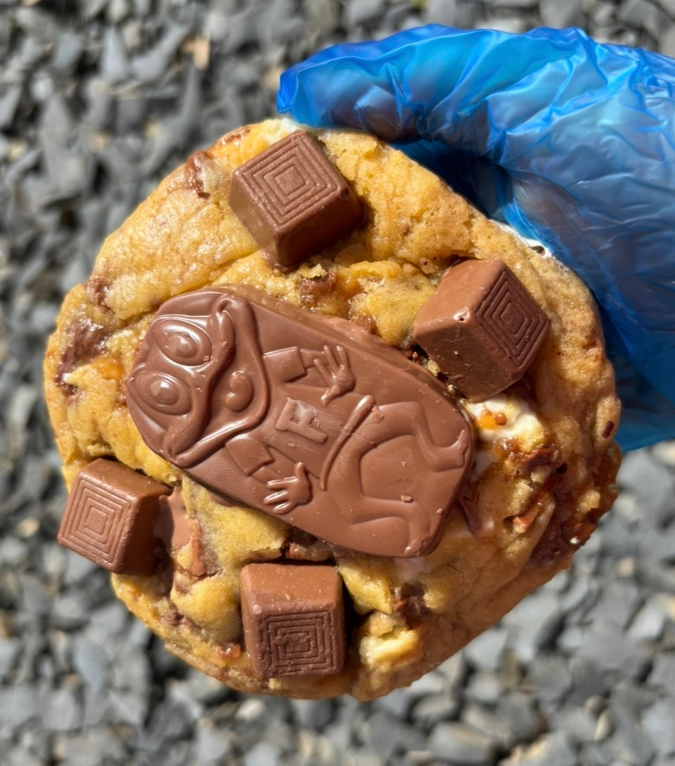 Munchies & Caramel Freddy Stuffed Cookie