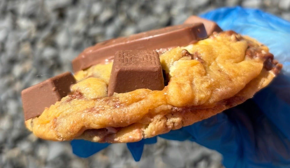 Munchies & Caramel Freddy Stuffed Cookie