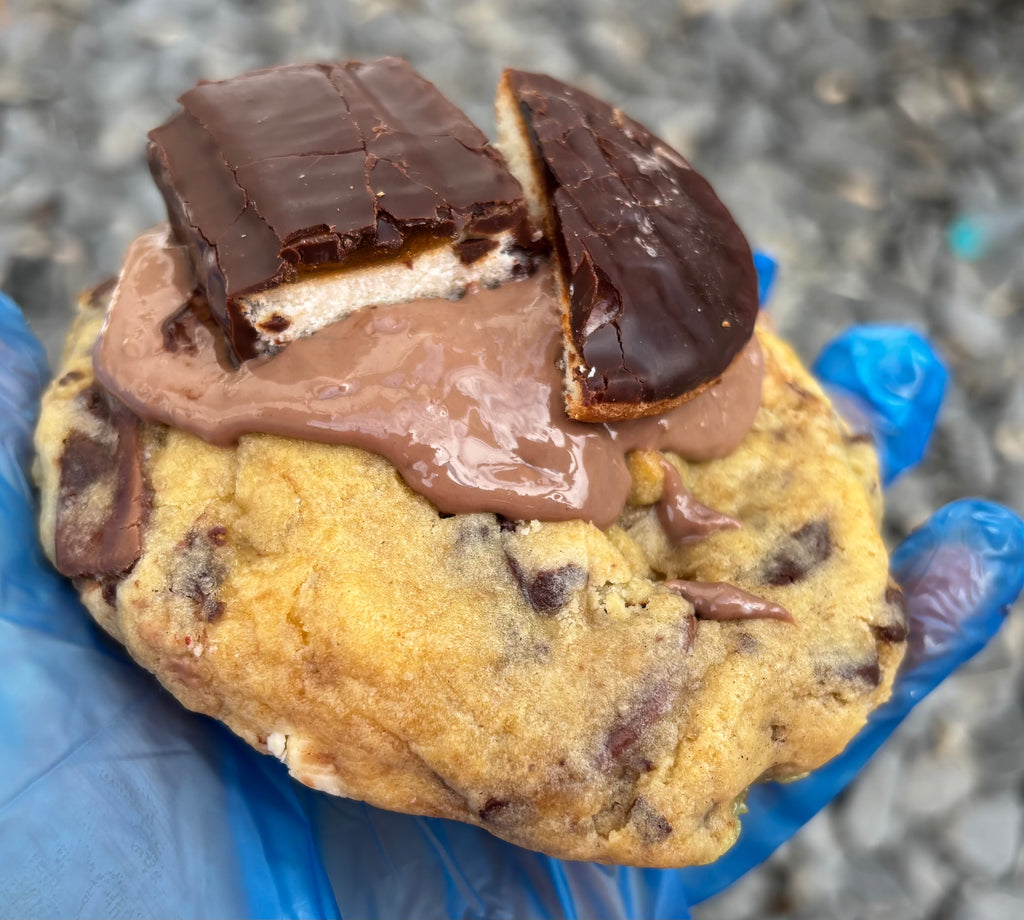 Jaffa Cake Stuffed Cookie