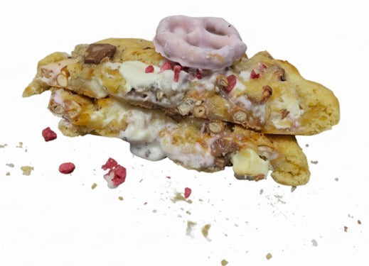 Raspberry Pretzel Stuffed