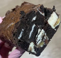 Double Oreo & Twix Brownie Slice