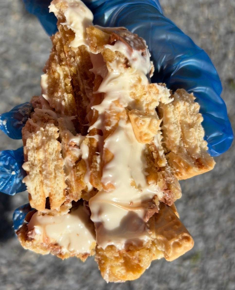 Custard Cream Stuffed Cookie