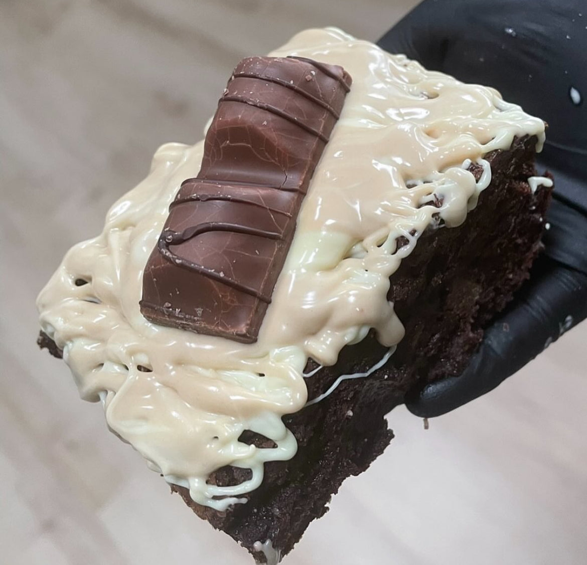 Nutella & Kinder Brownie