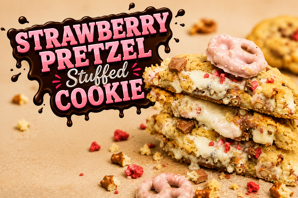 Raspberry Pretzel Stuffed