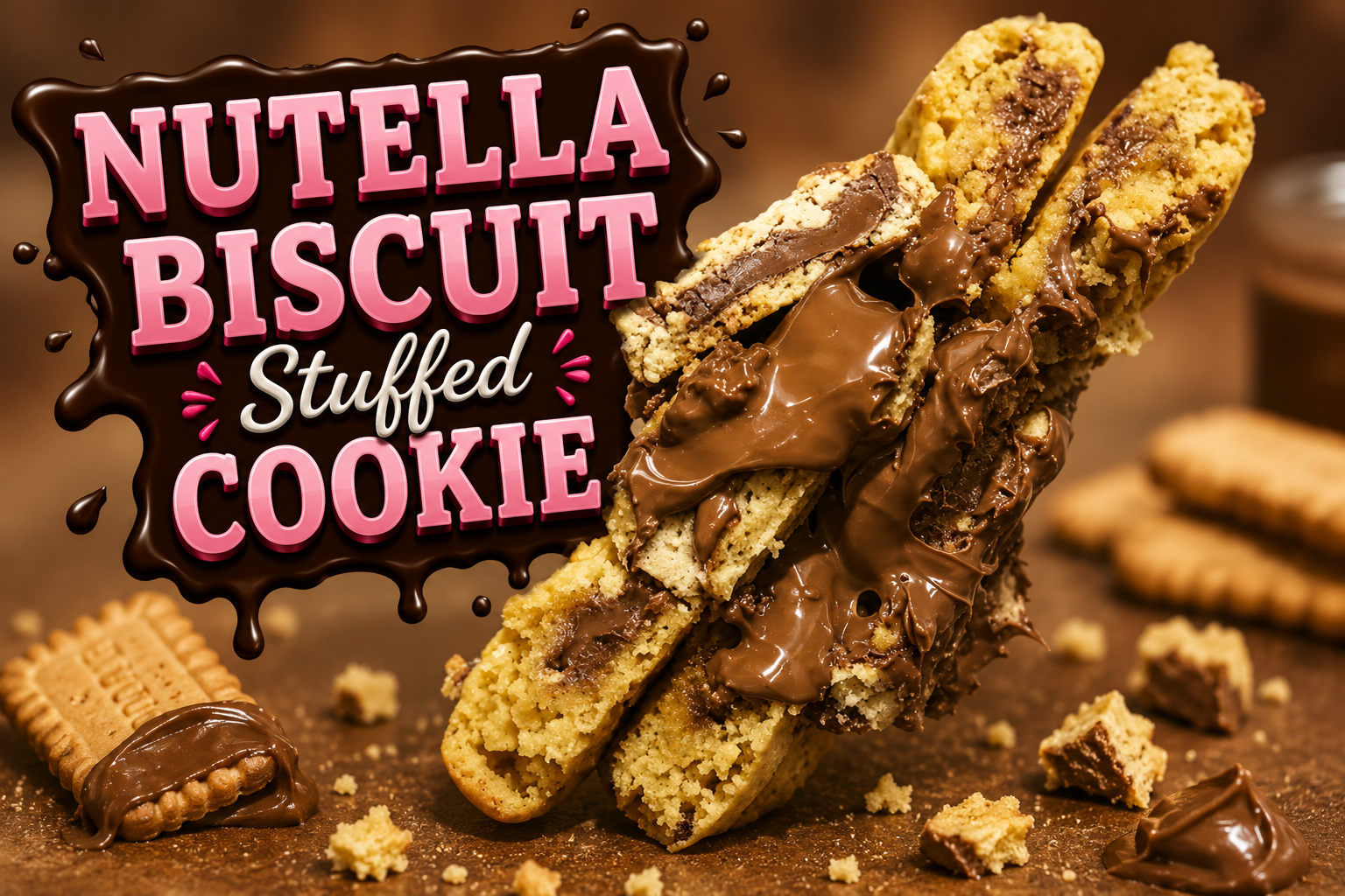 Nutella Biscuit Stuffed